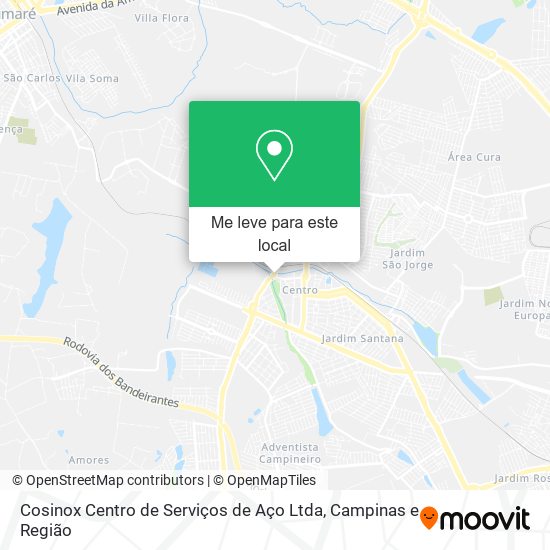 Cosinox Centro de Serviços de Aço Ltda mapa