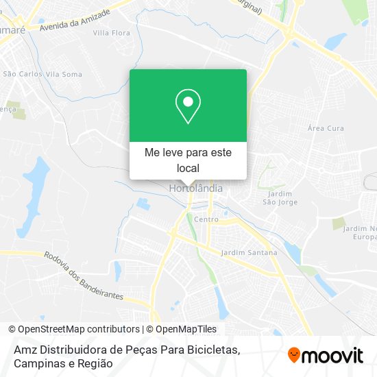 Amz Distribuidora de Peças Para Bicicletas mapa