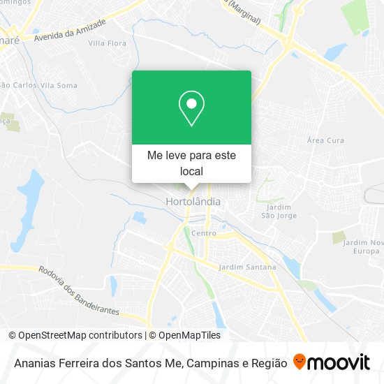 Ananias Ferreira dos Santos Me mapa