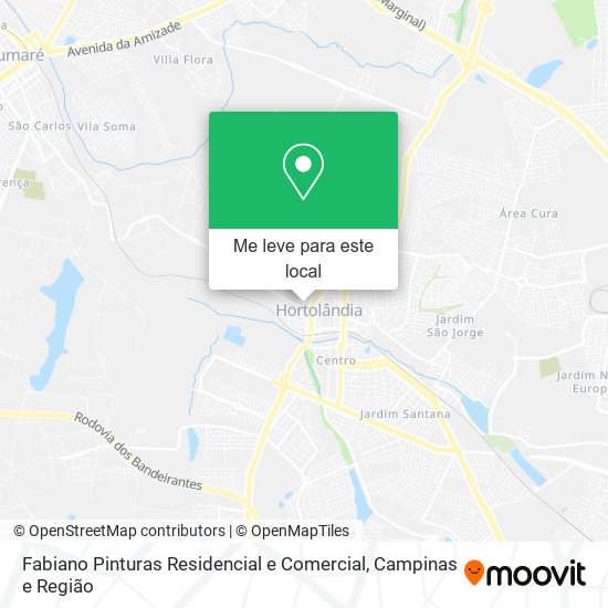 Fabiano Pinturas Residencial e Comercial mapa