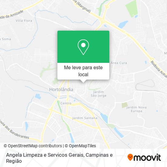 Angela Limpeza e Servicos Gerais mapa