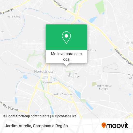 Jardim Aurelia mapa