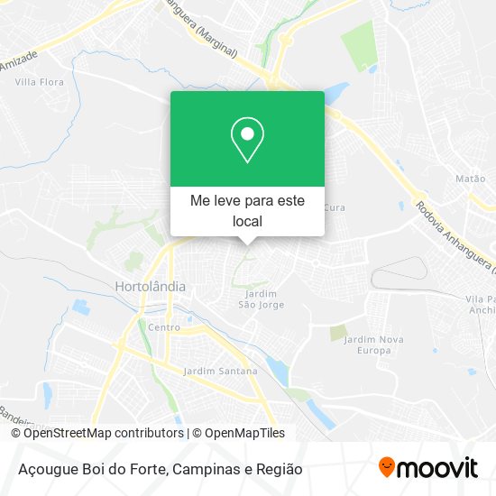 Açougue Boi do Forte mapa