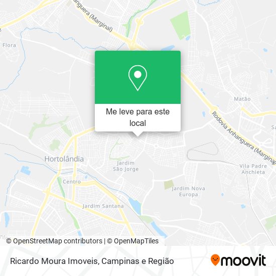 Ricardo Moura Imoveis mapa