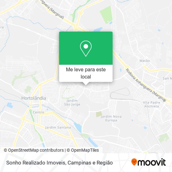 Sonho Realizado Imoveis mapa