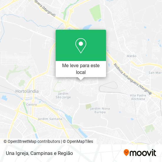 Una Igreja mapa