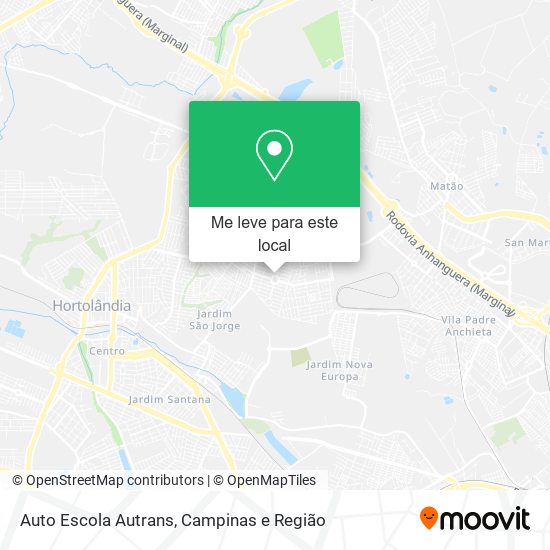 Auto Escola Autrans mapa