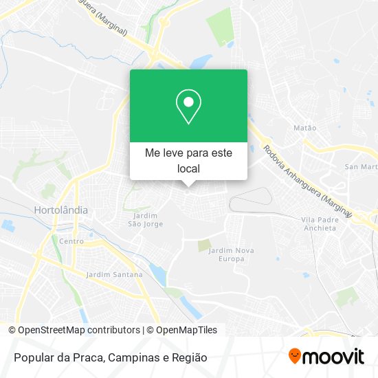 Popular da Praca mapa