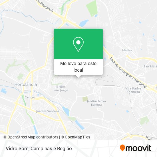 Vidro Som mapa