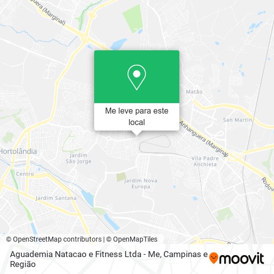 Aguademia Natacao e Fitness Ltda - Me mapa