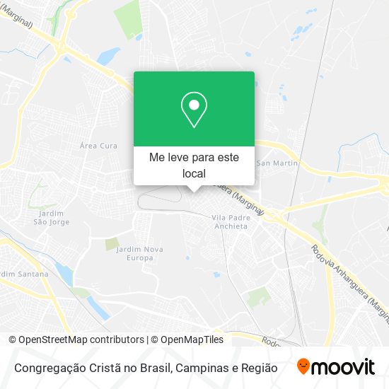 Congregação Cristã no Brasil mapa