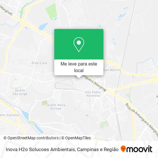 Inova H2o Solucoes Ambientais mapa