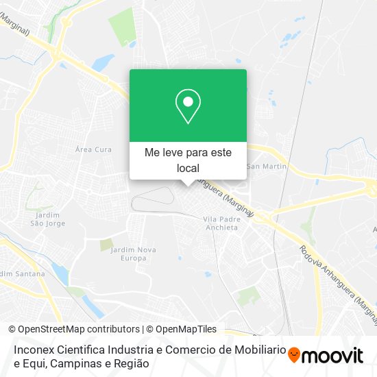 Inconex Cientifica Industria e Comercio de Mobiliario e Equi mapa