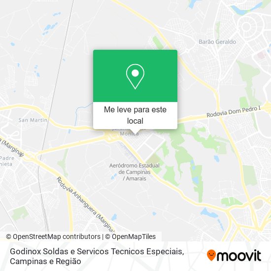 Godinox Soldas e Servicos Tecnicos Especiais mapa