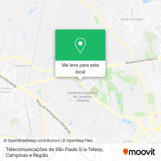 Telecomunicações de São Paulo S / a-Telesp mapa