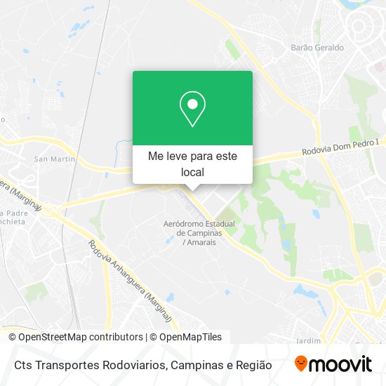 Cts Transportes Rodoviarios mapa