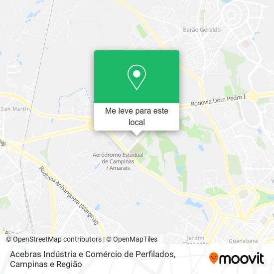 Acebras Indústria e Comércio de Perfilados mapa