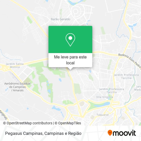 Pegasus Campinas mapa