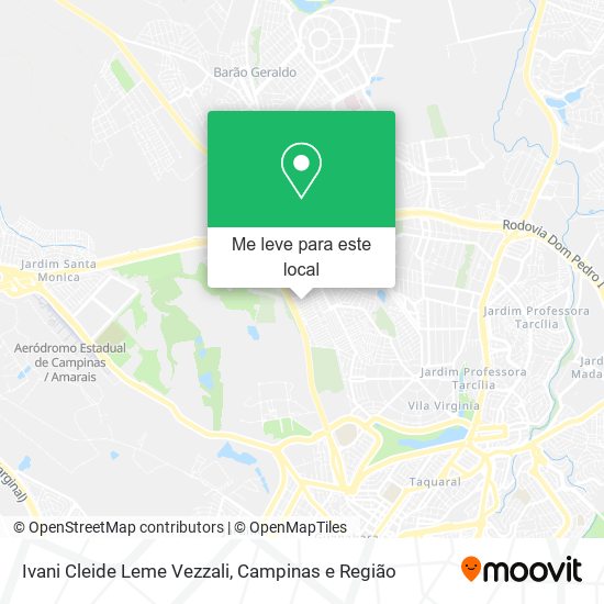 Ivani Cleide Leme Vezzali mapa