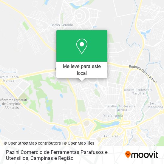 Pazini Comercio de Ferramentas Parafusos e Utensilios mapa