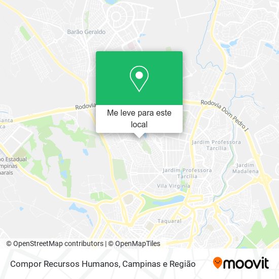 Compor Recursos Humanos mapa