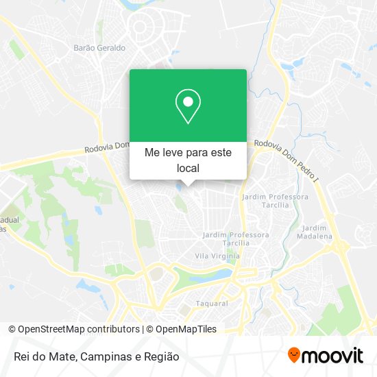 Rei do Mate mapa