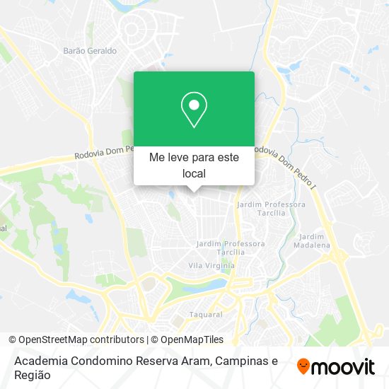 Academia Condomino Reserva Aram mapa