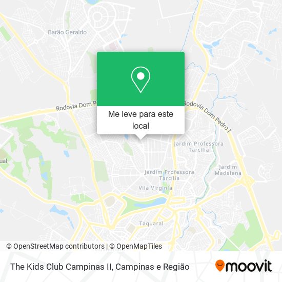 The Kids Club Campinas II mapa