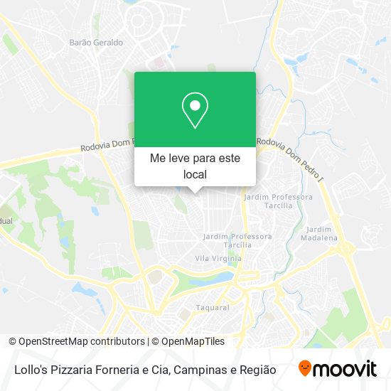 Lollo's Pizzaria Forneria e Cia mapa