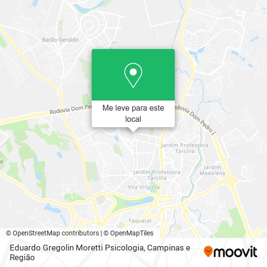 Eduardo Gregolin Moretti Psicologia mapa