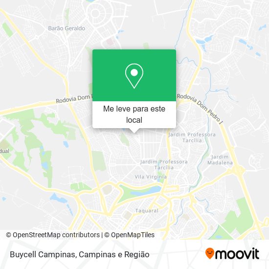 Buycell Campinas mapa