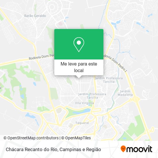 Chácara Recanto do Rio mapa