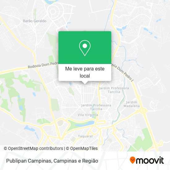 Publipan Campinas mapa