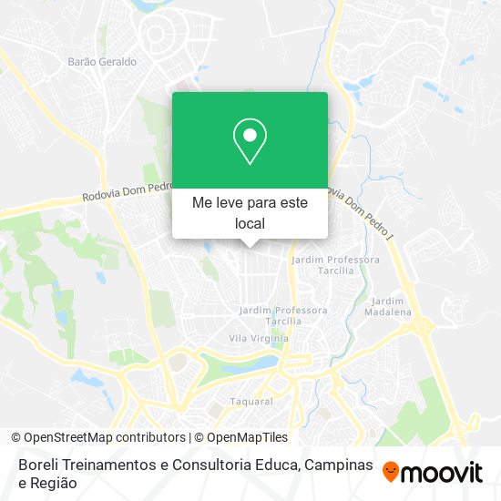 Boreli Treinamentos e Consultoria Educa mapa