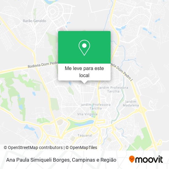 Ana Paula Simiqueli Borges mapa
