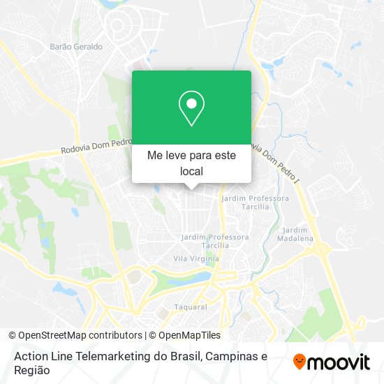 Action Line Telemarketing do Brasil mapa