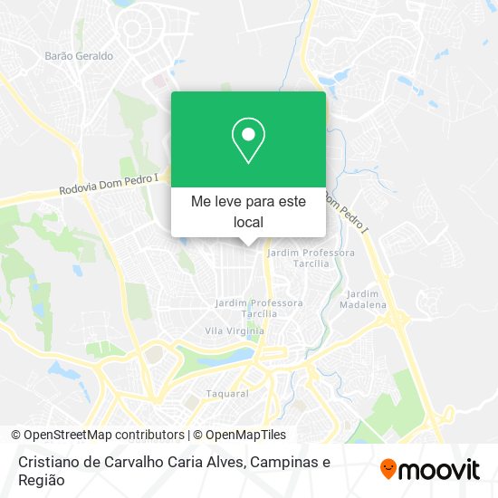 Cristiano de Carvalho Caria Alves mapa