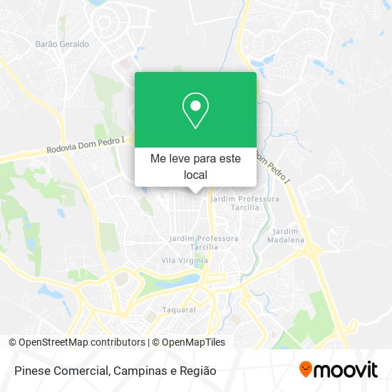 Pinese Comercial mapa