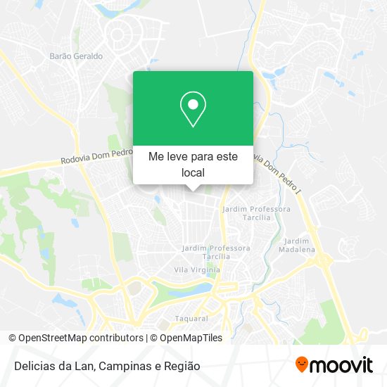 Delicias da Lan mapa