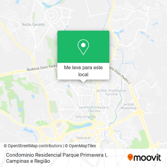 Condominio Residencial Parque Primavera I mapa