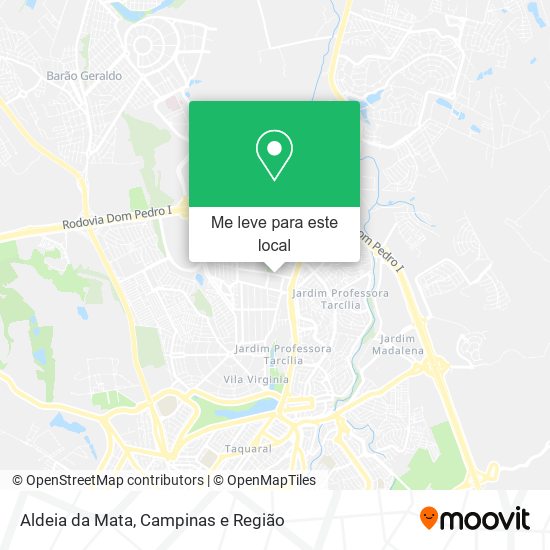 Aldeia da Mata mapa