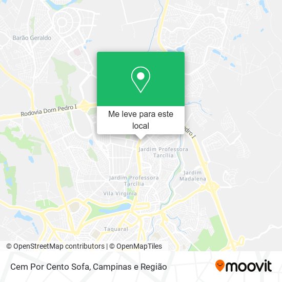 Cem Por Cento Sofa mapa