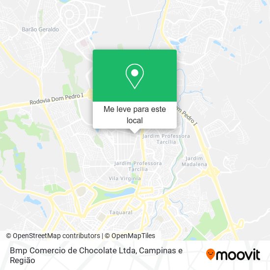 Bmp Comercio de Chocolate Ltda mapa