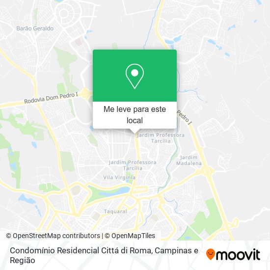 Condomínio Residencial Cittá di Roma mapa