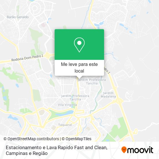 Estacionamento e Lava Rapido Fast and Clean mapa