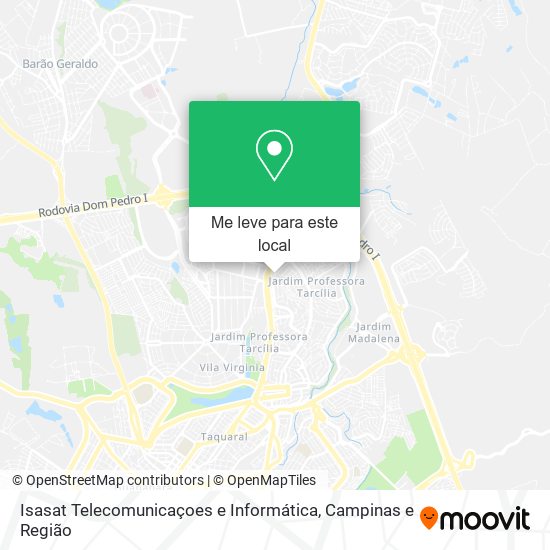 Isasat Telecomunicaçoes e Informática mapa