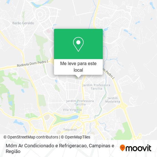 Mdm Ar Condicionado e Refrigeracao mapa