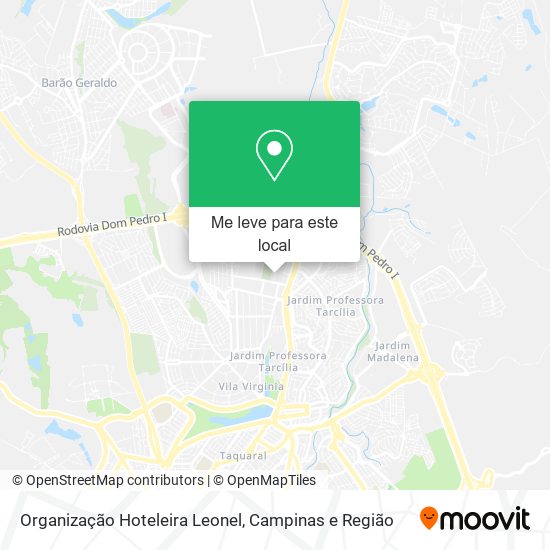 Organização Hoteleira Leonel mapa