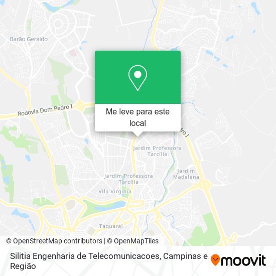 Silitia Engenharia de Telecomunicacoes mapa