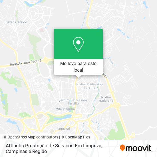 Attlantis Prestação de Serviços Em Limpeza mapa